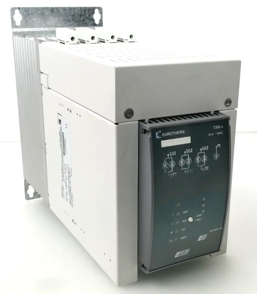 Eurotherm 7300A 63A/400V/SELF/XXXX/3D/NONE/PA/0mA20/ENG/YES/V 2/XXXX/DLF/LTCL