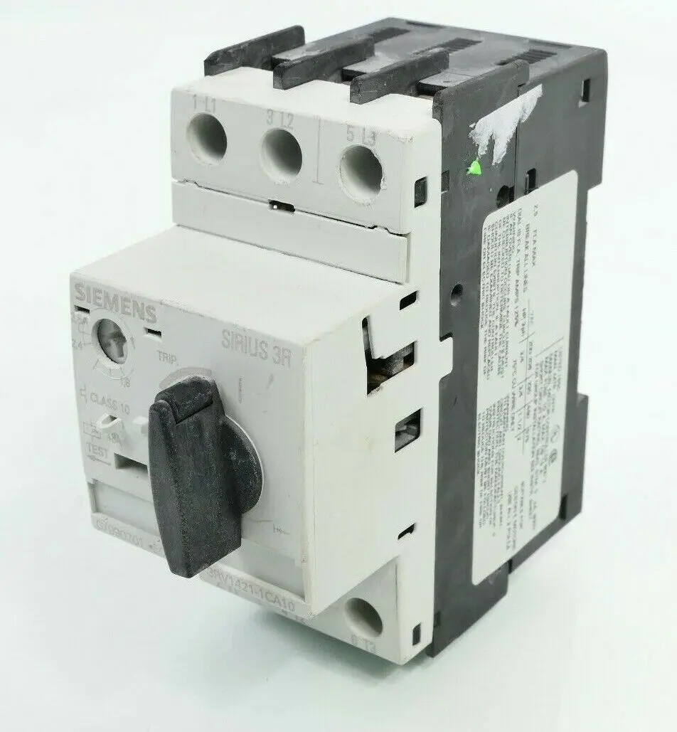 Produktfoto 1 von Siemens SIRIUS 3R Leistungsschalter 3RV1 421-1CA10 | E:02 | 3RV1421-1CA10