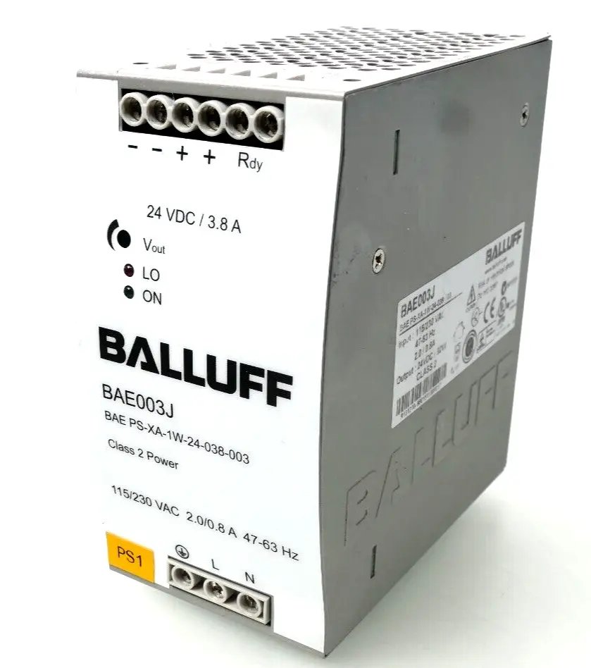 Produktfoto 1 von Balluf Netzgerät für den Schaltschrank BAE PS-XA-1W-24-038-003 | BAE003J