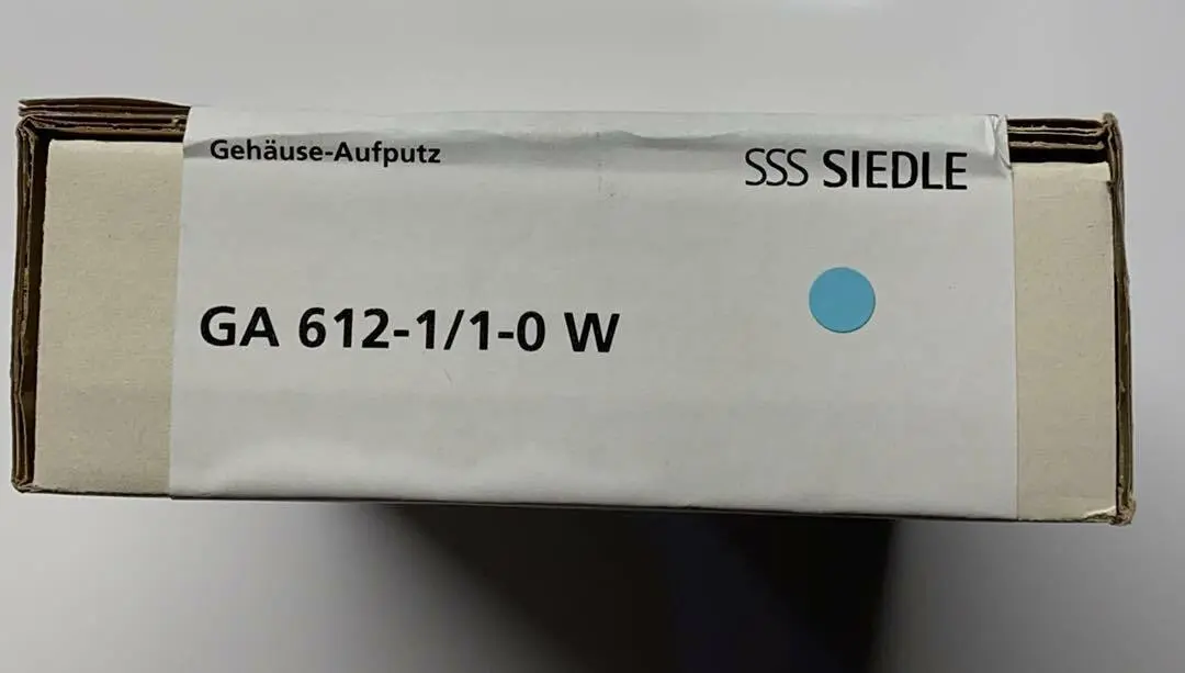 Siedle Gehäuse-Aufputz | GA 612-1/1-0 W