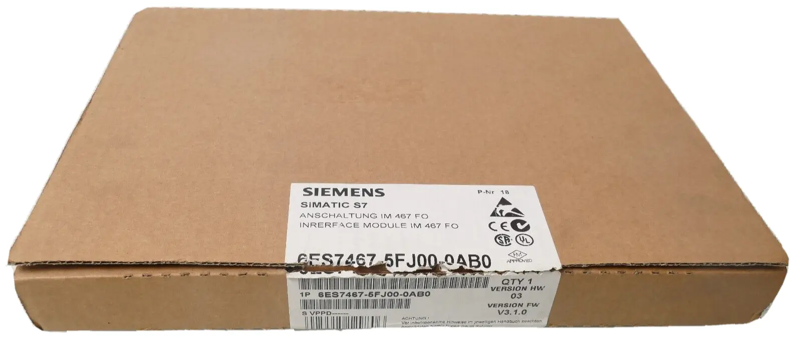Produktfoto 1 von Siemens SIMATIC S7 | 6ES7 467-5FJ00-0AB0 | E:03 V3.1.0 | 6ES7467-5FJ00-0AB0