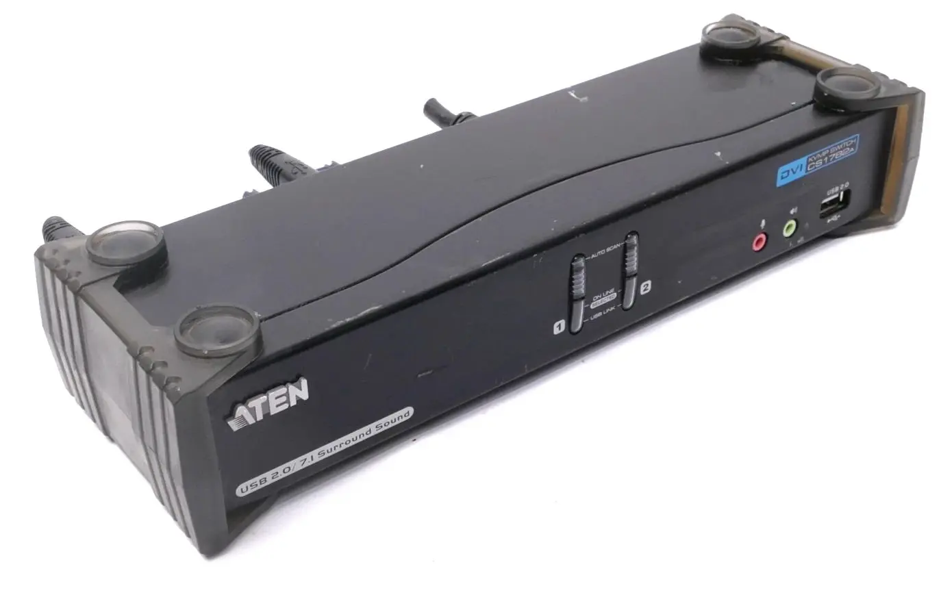 Produktfoto 1 von ATEN 2-Port USB 2.0 DVI Dual Link KVMP TM | CS1782 A