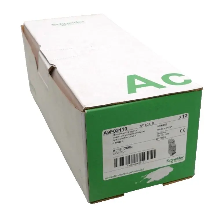 12x Schneider Leitungsschutzschalter Acti9 iC 60N | A9F03110 | 043967