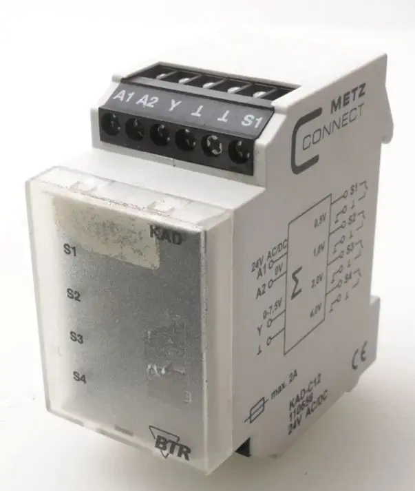 Produktfoto 1 von BTR Metz Connect Schnittstellenmodul 24V AC/DC KAD-C12 | 110656
