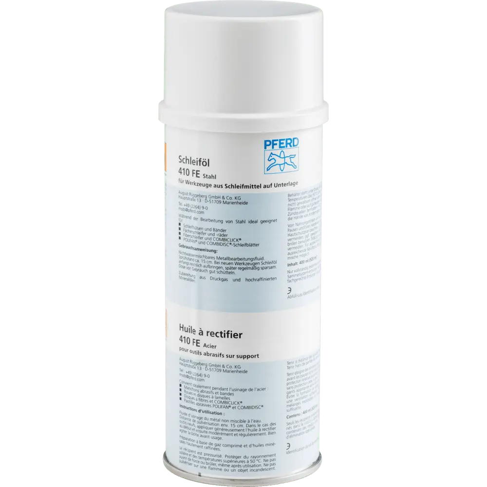 Produktfoto 1 von PFERD TOOLS Schleiföl 410 Fe in Spraydose für Stahl