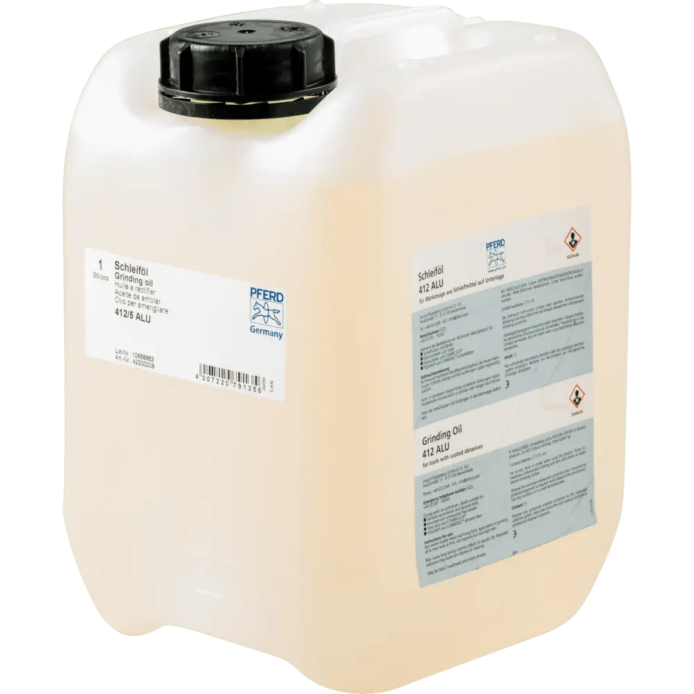 PFERD TOOLS Schleiföl 412/5 ALU in Kanister 5 Liter für Aluminium