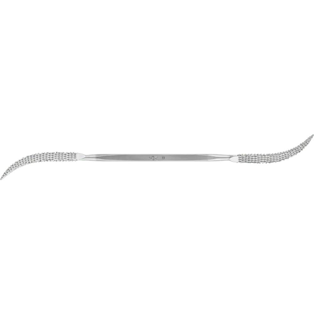 Produktfoto 1 von PFERD TOOLS Präzisions-Riffelraspel Typ 704 P 190mm Schweizer Hieb 0, grob, 12 Stk.