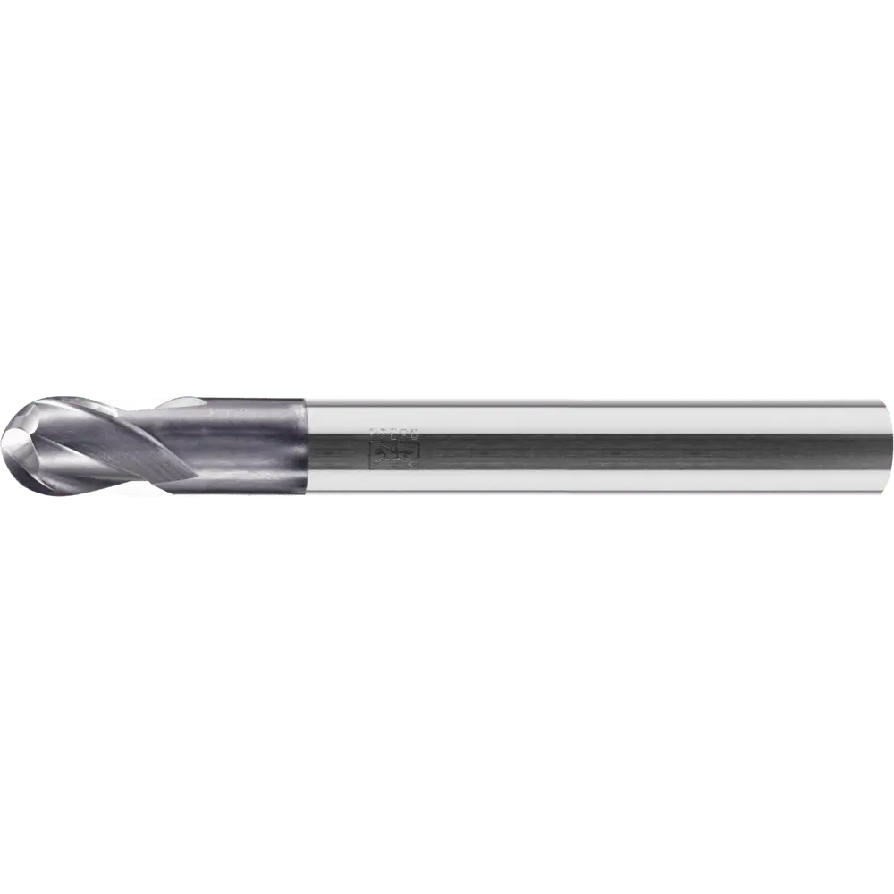 Produktfoto 1 von PFERD TOOLS VHM Vollradiusfräser extralang 2 Schneiden Ø 10 mm TiAlN Schaft HA Universal Line Profilfräsen