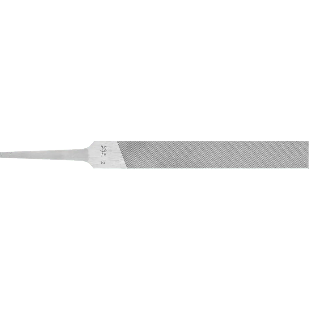 Produktfoto 1 von PFERD TOOLS Präzisions-Ansatzfeile Flachstumpf 100mm Schweizer Hieb 2, mittel-fein, 12 Stk.