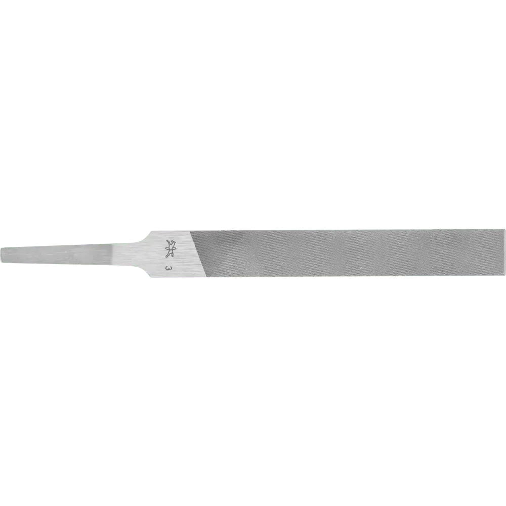 Produktfoto 1 von PFERD TOOLS Präzisions-Ansatzfeile Flachstumpf 100mm Schweizer Hieb 3, fein, 12 Stk.