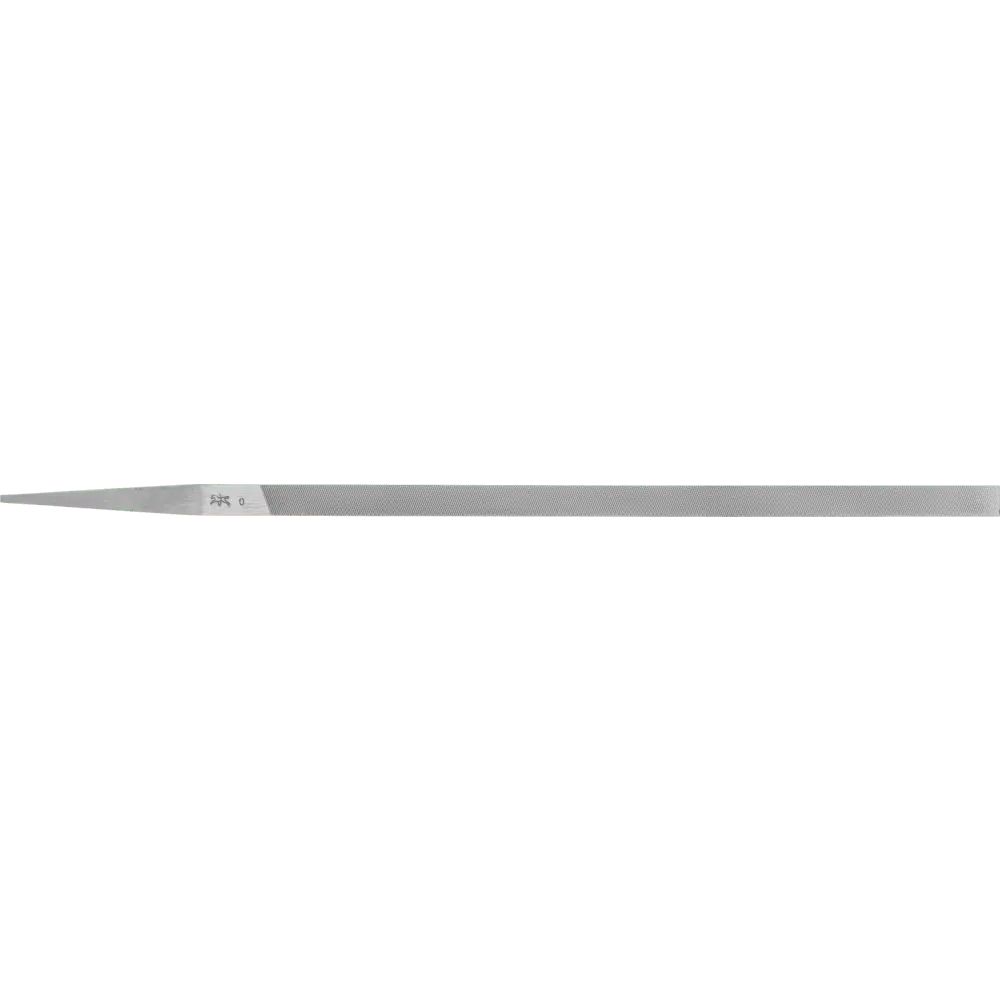 Produktfoto 1 von PFERD TOOLS Präzisions-Stiftenfeile Flachstumpf sehr schmal 200mm Schweizer Hieb 0, grob, 12 Stk.