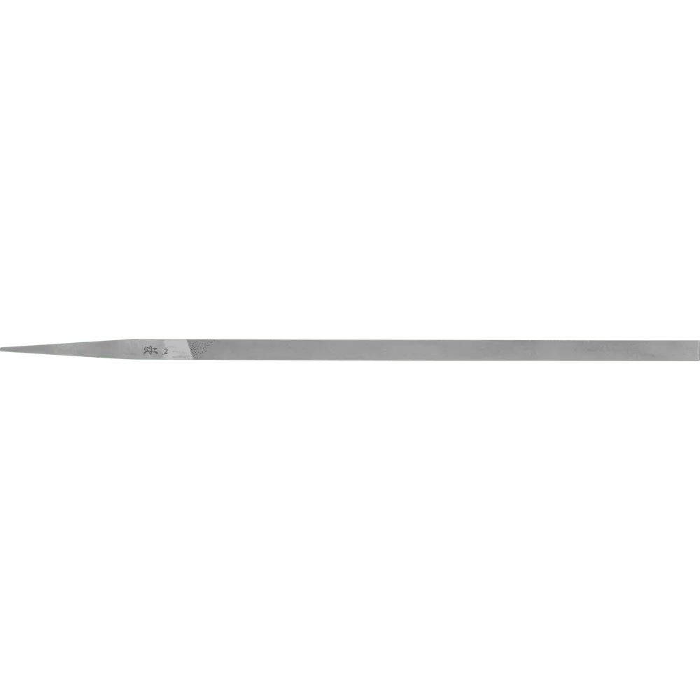 Produktfoto 1 von PFERD TOOLS Präzisions-Stiftenfeile Flachstumpf sehr schmal 200mm Schweizer Hieb 2, mittel-fein, 12 Stk.