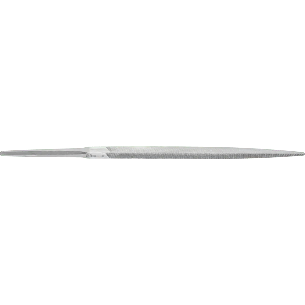 Produktfoto 1 von PFERD TOOLS Präzisions-Angelfeile Dreikant 100mm Schweizer Hieb 2, mittel-fein, 12 Stk.