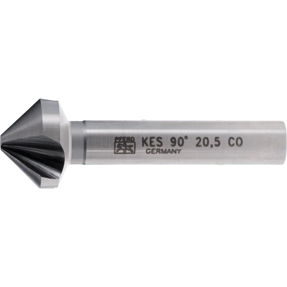 Produktfoto 1 von PFERD TOOLS HSSE Co5 Kegel-und Entgratsenker 90° Ø 20,5 mm Schaft-Ø 10mm DIN 335 C