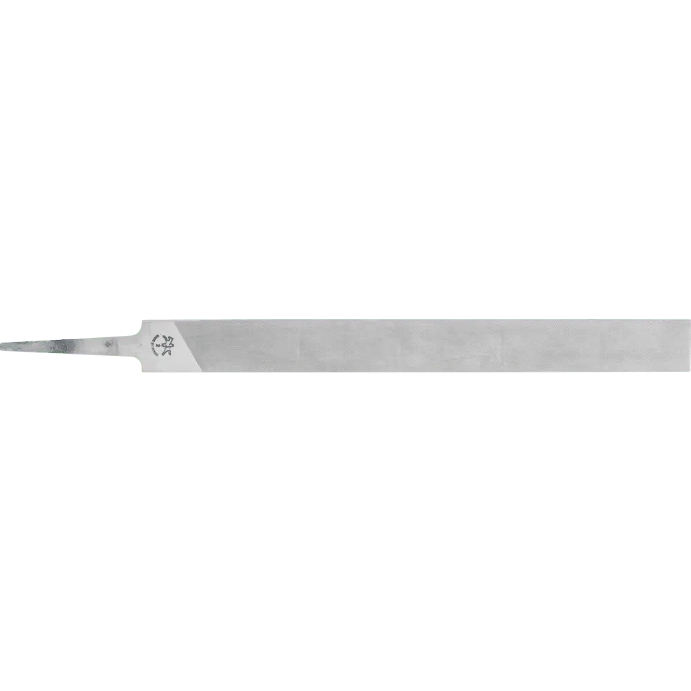Produktfoto 1 von PFERD TOOLS Mühlsägefeile gerade/runde Kante Flachstumpf 250mm Hieb 2 universell zum Schärfen, 10 Stk.