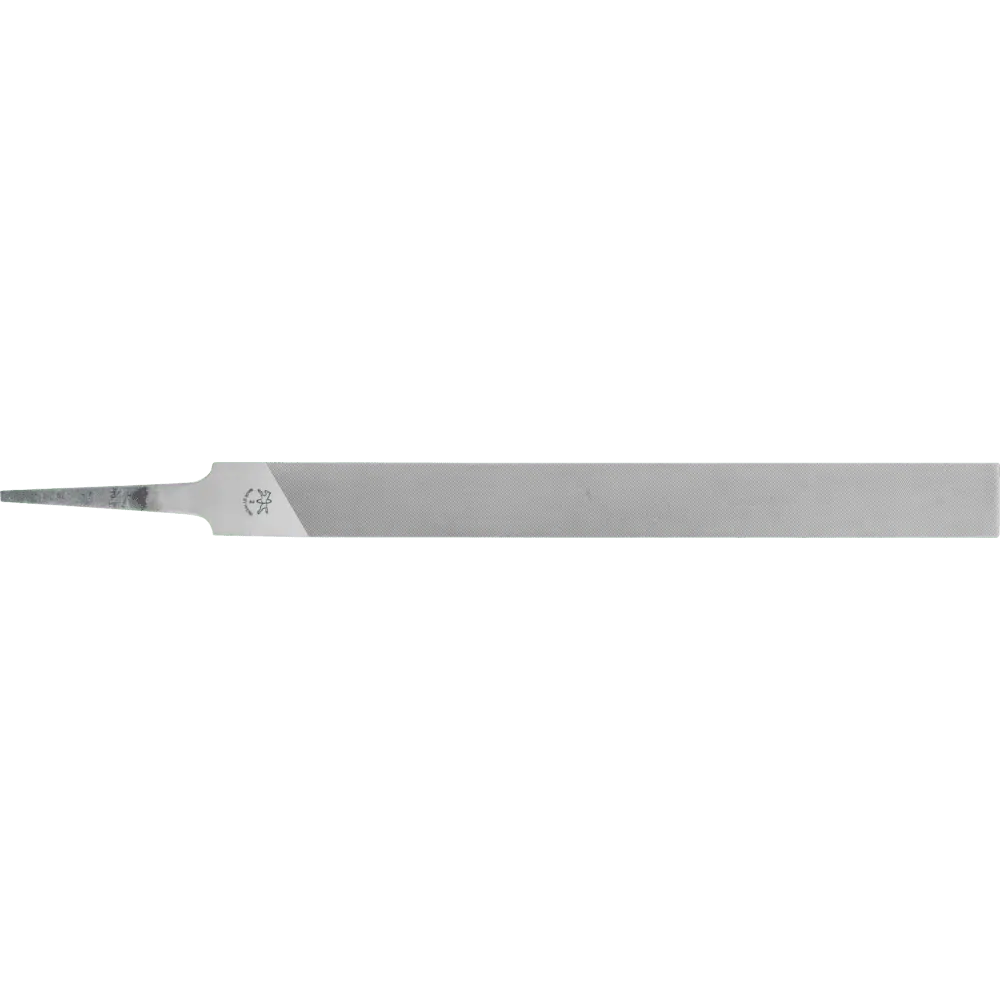 Produktfoto 1 von PFERD TOOLS Mühlsägefeile gerade/runde Kante Flachstumpf 200mm Hieb 2 universell zum Schärfen, 10 Stk.