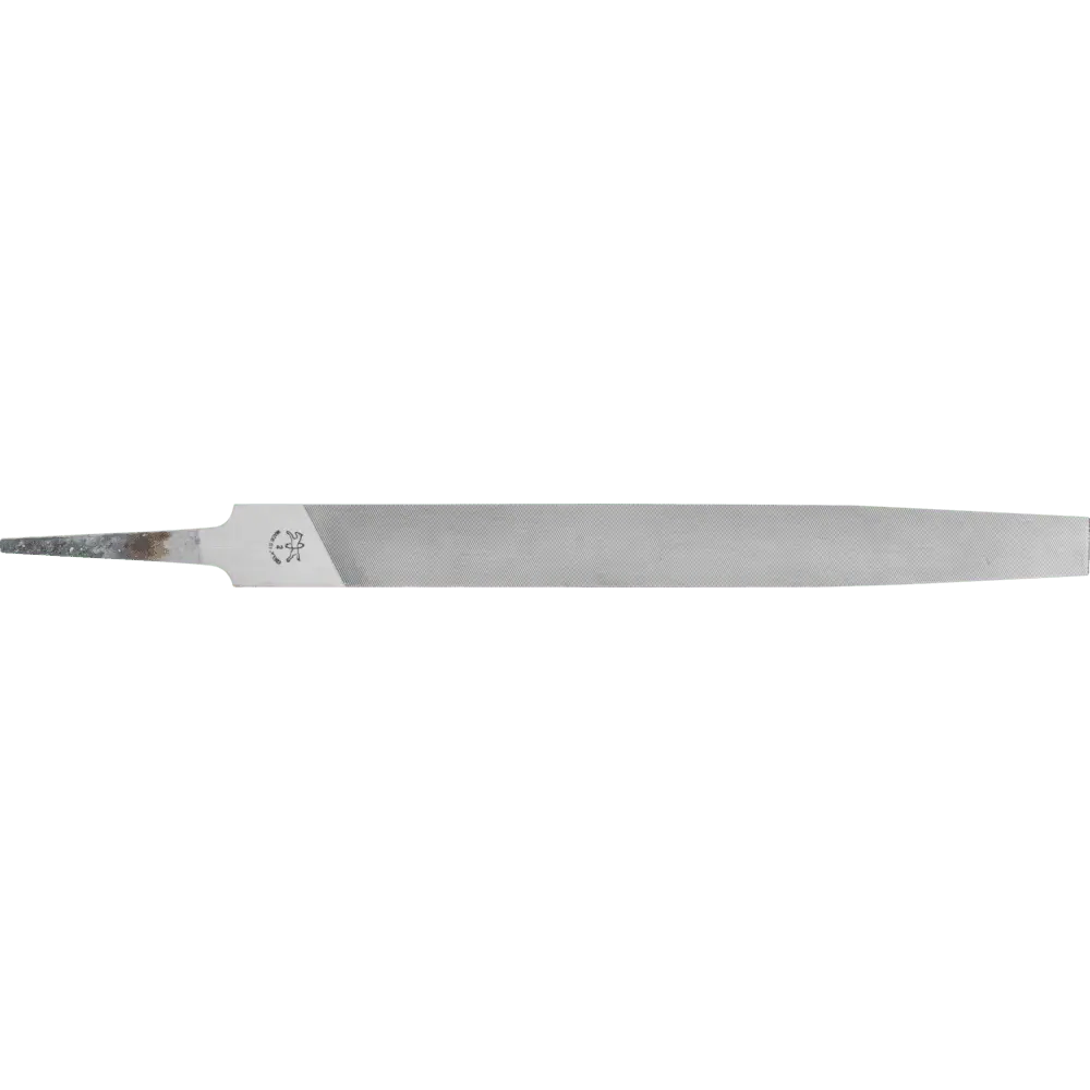 PFERD TOOLS Mühlsägefeile gerade Kanten Flachspitz 200mm Hieb 2 universell zum Schärfen, 10 Stk.