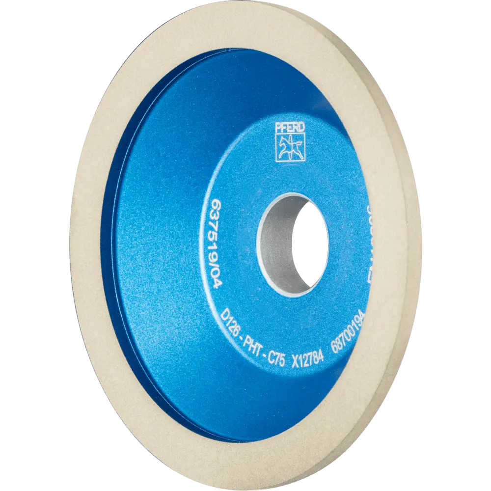 Produktfoto 1 von PFERD TOOLS Diamant-Schleifscheibe Kunstharz 12C9 PHT 115 mm D126 (mittel) Trockenschliff