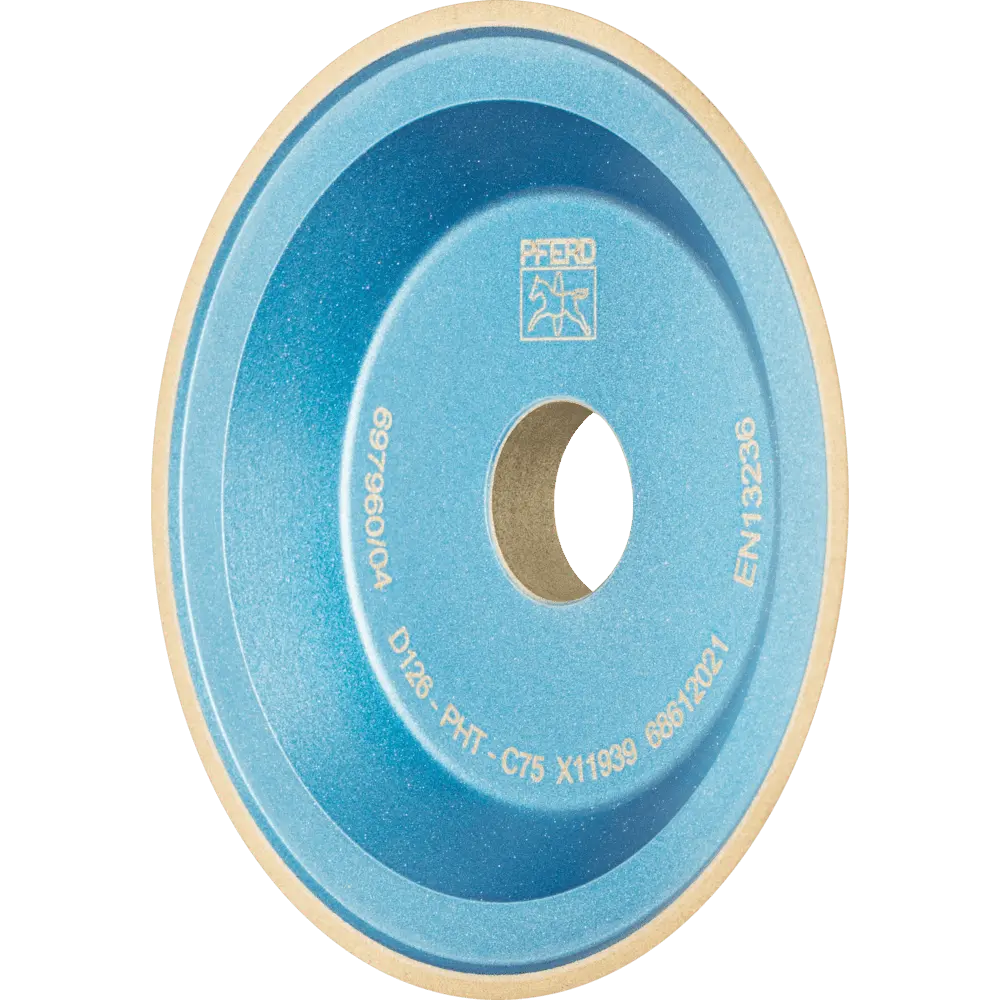 Produktfoto 1 von PFERD TOOLS Diamant-Schleifscheibe Kunstharz 12V9 PHT 230mm D126 (mittel) Trockenschliff