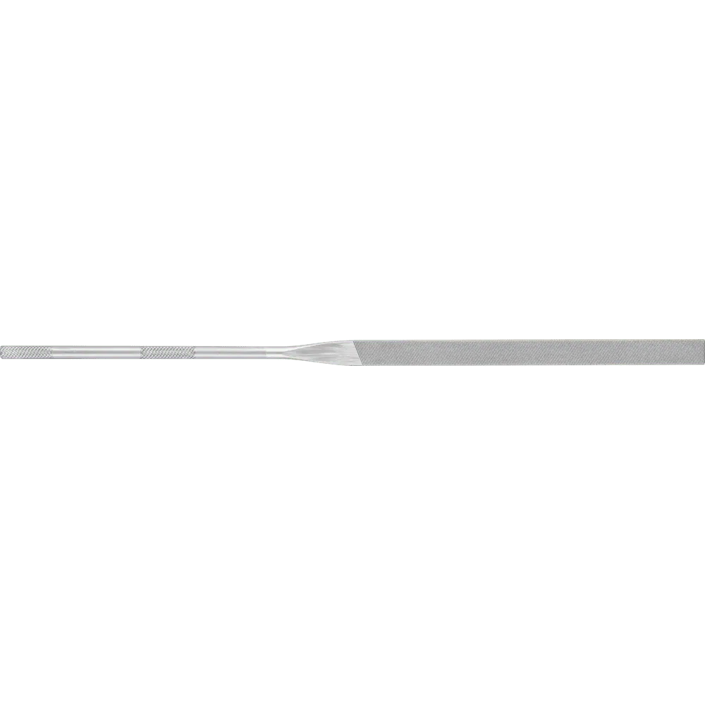 Produktfoto 1 von PFERD TOOLS Präzisions-Nadelfeile Flachstumpf, runde Kante 180mm Schweizer Hieb 0, grob, 12 Stk.