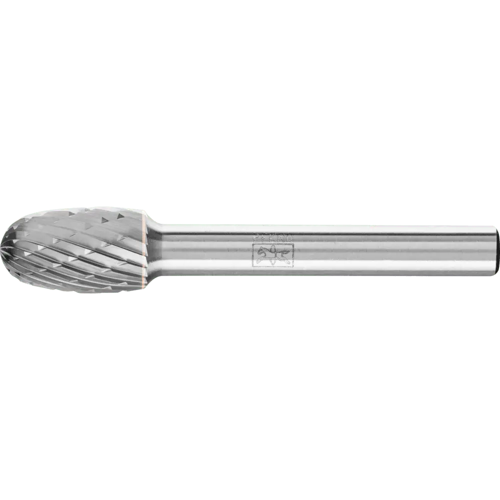 Produktfoto 1 von PFERD TOOLS Hartmetall Frässtift Tropfen TRE Ø 10x16 mm Schaft-Ø 6 mm Z3P universal mittel kreuzverzahnt