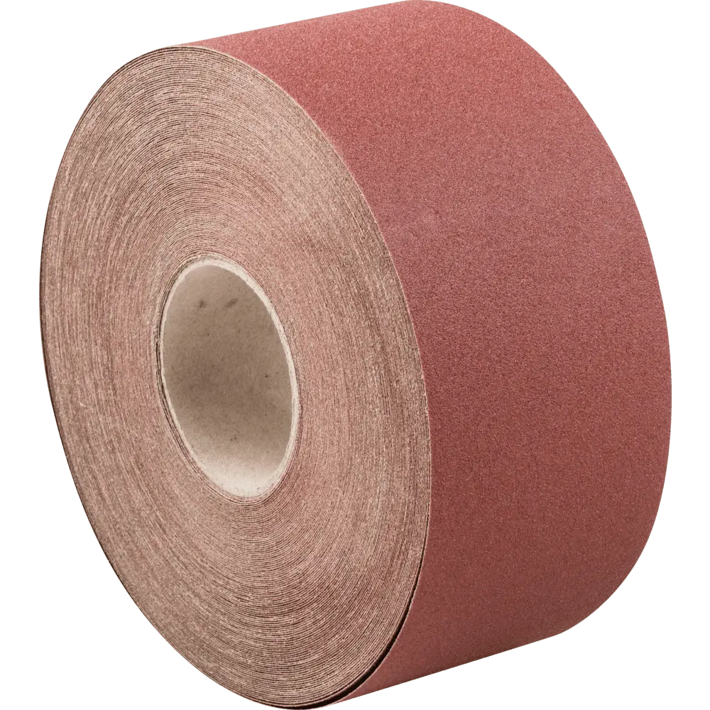Produktfoto 1 von PFERD TOOLS Korund Schleifbandrolle Gewebe SBR Breite 100mmxLänge 50m A80 für universelle Anwendung