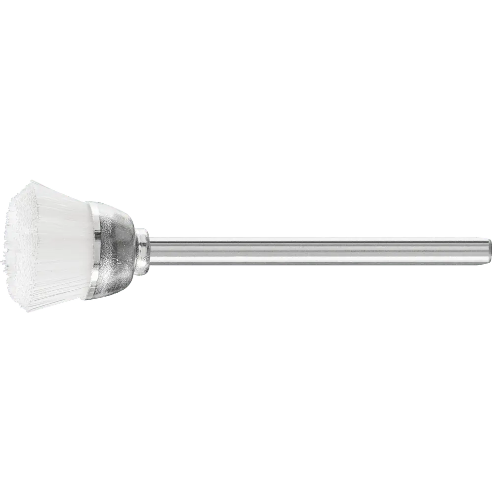 Produktfoto 1 von PFERD TOOLS Miniatur- Topfbürste TBU Ø18 mm Schaft-Ø3 mm Kunststoffbesatz-Ø0,15, 10 Stk.