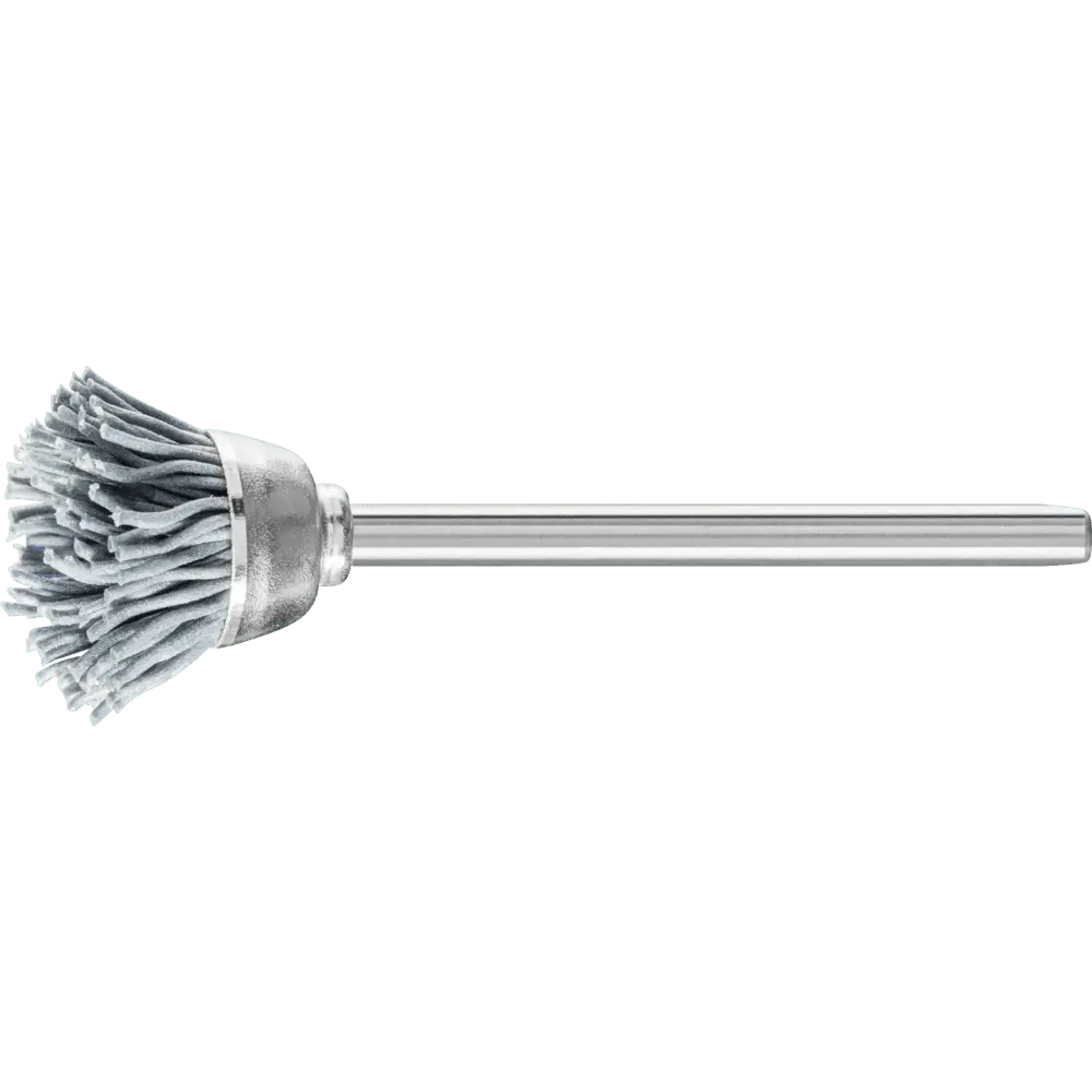 Produktfoto 1 von PFERD TOOLS Miniatur- Topfbürste TBU Ø 18 mm Schaft-Ø 3 mm SiC-Filament-Ø 0,55 mm Korn 320, 10 Stk.