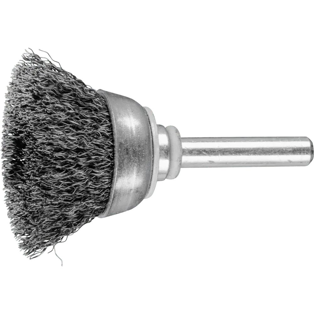 Produktfoto 1 von PFERD TOOLS Topfbürste ungezopft TBU Ø30mm Schaft-Ø6 mm Stahl-Draht-Ø0,20, 10 Stk.