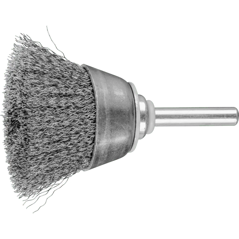 Produktfoto 1 von PFERD TOOLS Topfbürste ungezopft TBU Ø40mm Schaft-Ø6 mm Stahl-Draht-Ø0,20, 10 Stk.
