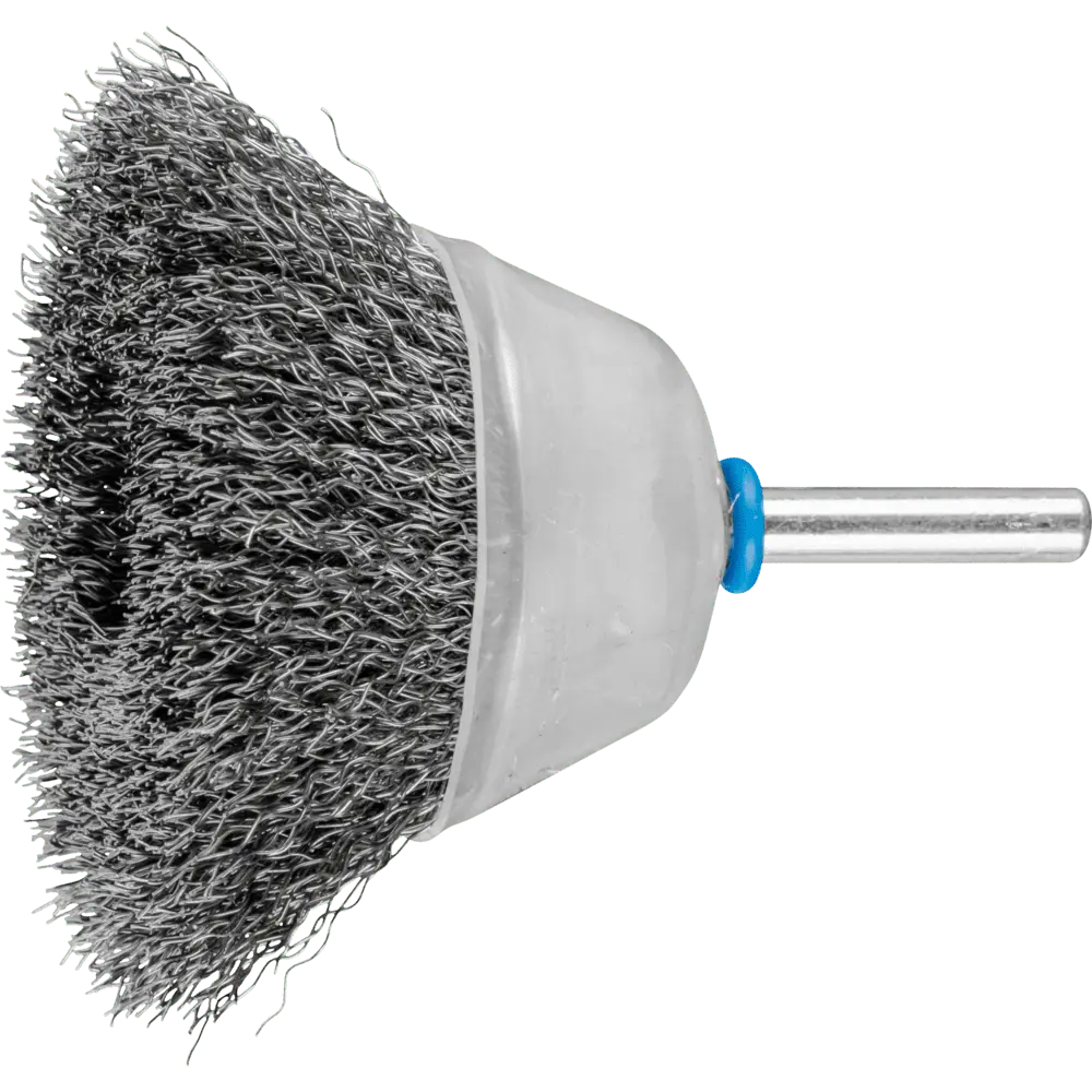 Produktfoto 1 von PFERD TOOLS Topfbürste ungezopft TBU Ø50mm Schaft-Ø6 mm Edelstahl-Draht-Ø0,30 (1)