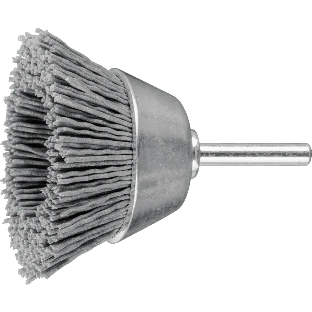Produktfoto 1 von PFERD TOOLS Topfbürste ungezopft TBU Ø50mm Schaft-Ø6 mm SiC-Filament-Ø0,90 Korn 180 (1)