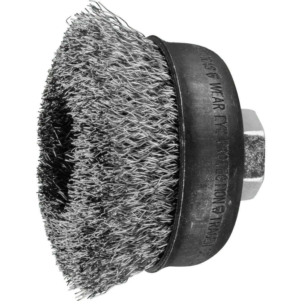 Produktfoto 1 von PFERD TOOLS Topfbürste ungezopft TBU Ø75 mm M14 Edelstahl-Draht-Ø0,30 Winkelschleifer