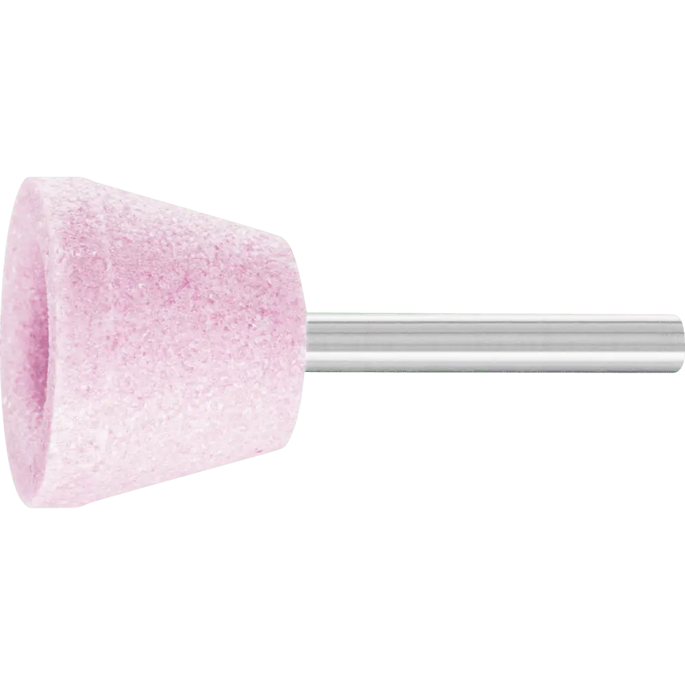 Produktfoto 1 von PFERD TOOLS STEEL EDGE Schleifstift Topfform Ø 32x25 mm Schaft-Ø 6 mm A46 für Stahl- und Stahlguss, 5 Stk.
