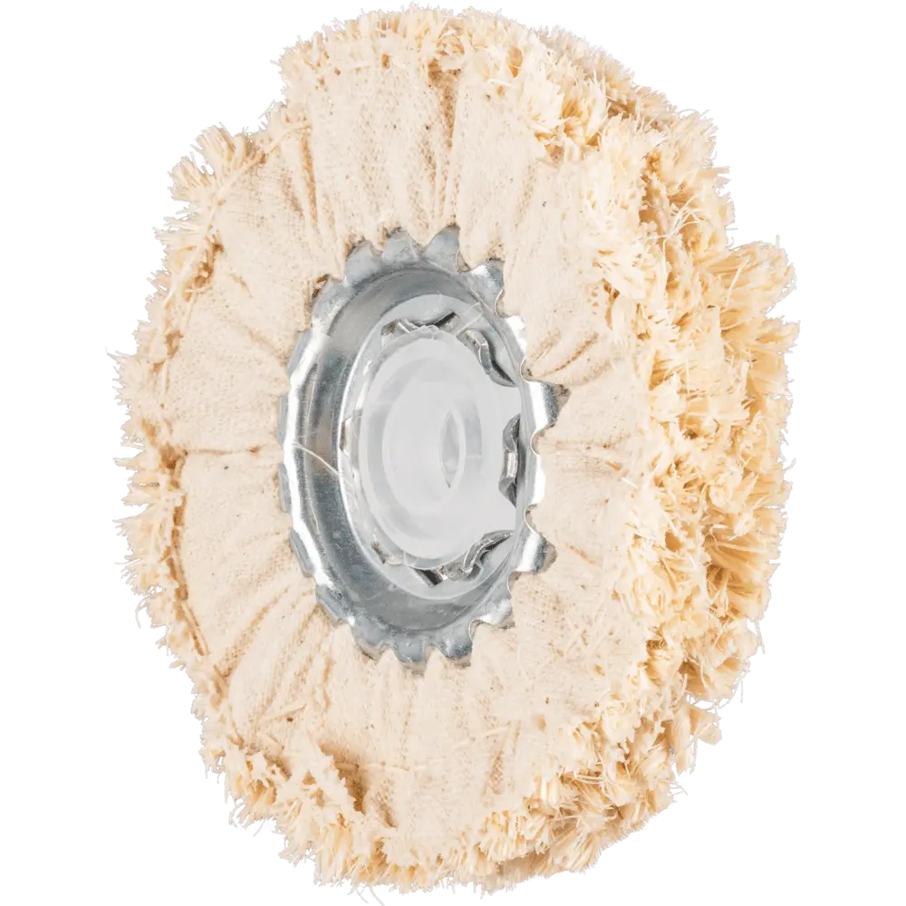 Produktfoto 1 von PFERD TOOLS Tuchring TR Sisal Ø 80x10mm Bohrung-Ø 10mm für grobe Vorpolitur mit Polierpaste, 5 Stk.
