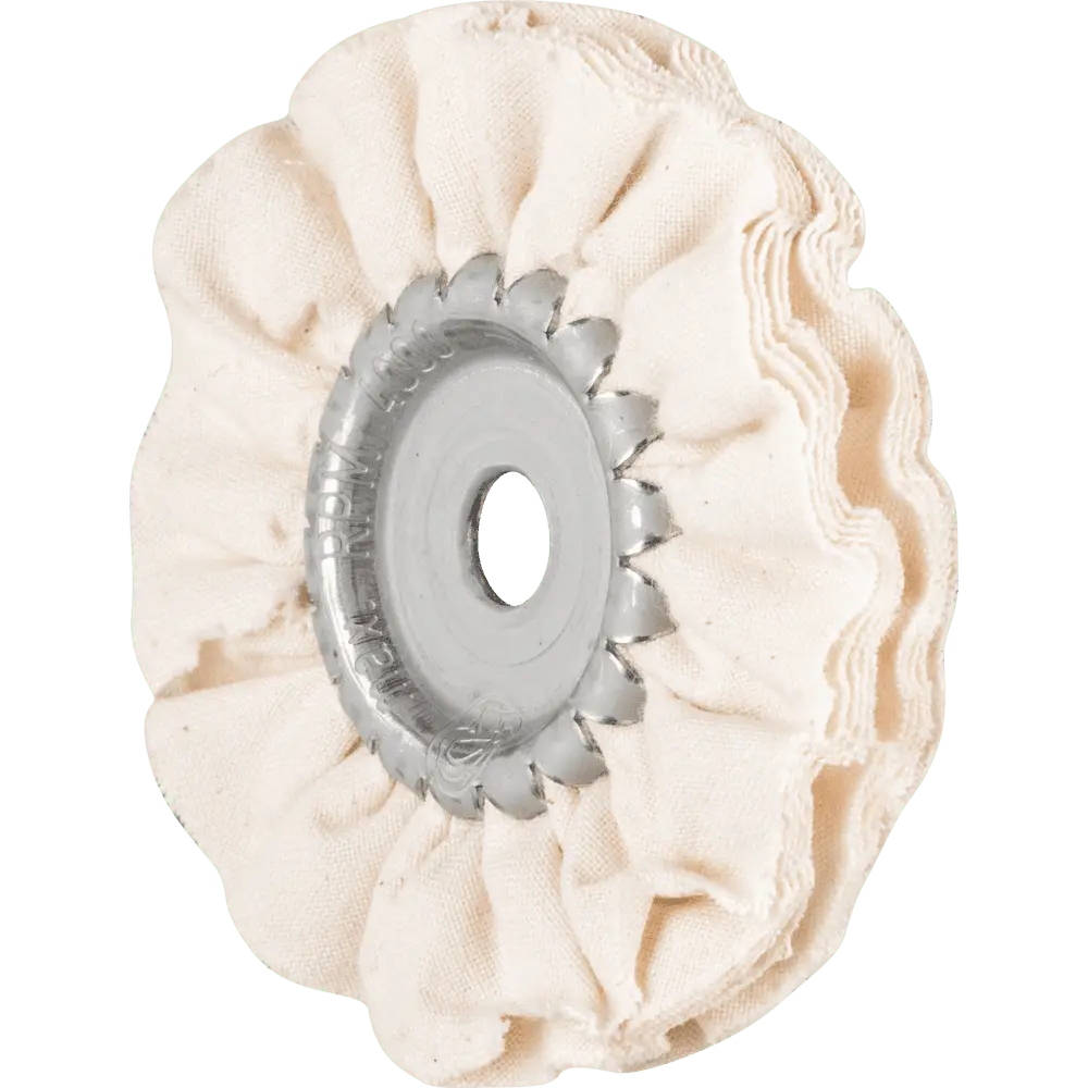 Produktfoto 1 von PFERD TOOLS Tuchring TR weich Ø 80x10mm Bohrung-Ø 10mm für Hochglanzpolitur mit Polierpaste, 5 Stk.