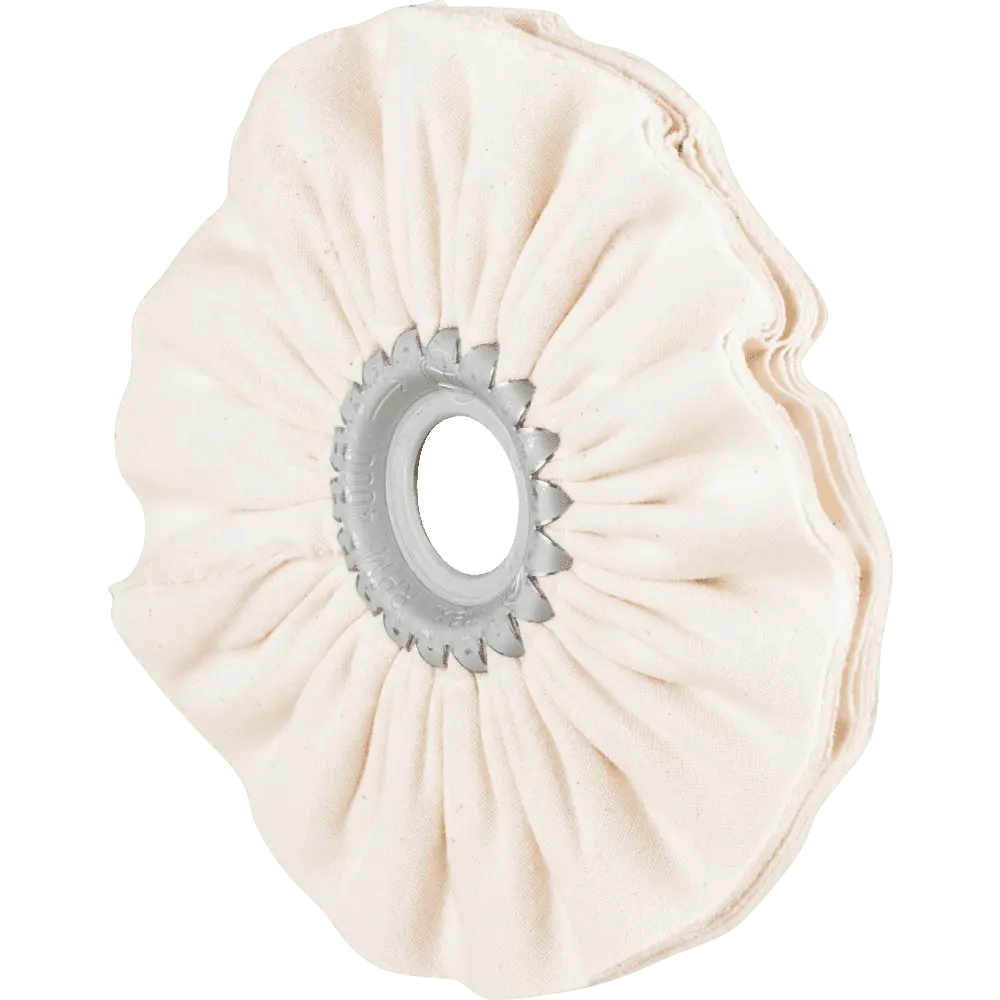 Produktfoto 1 von PFERD TOOLS Tuchring TR weich Ø 125x10mm Bohrung-Ø 20mm für Hochglanzpolitur mit Polierpaste, 5 Stk.