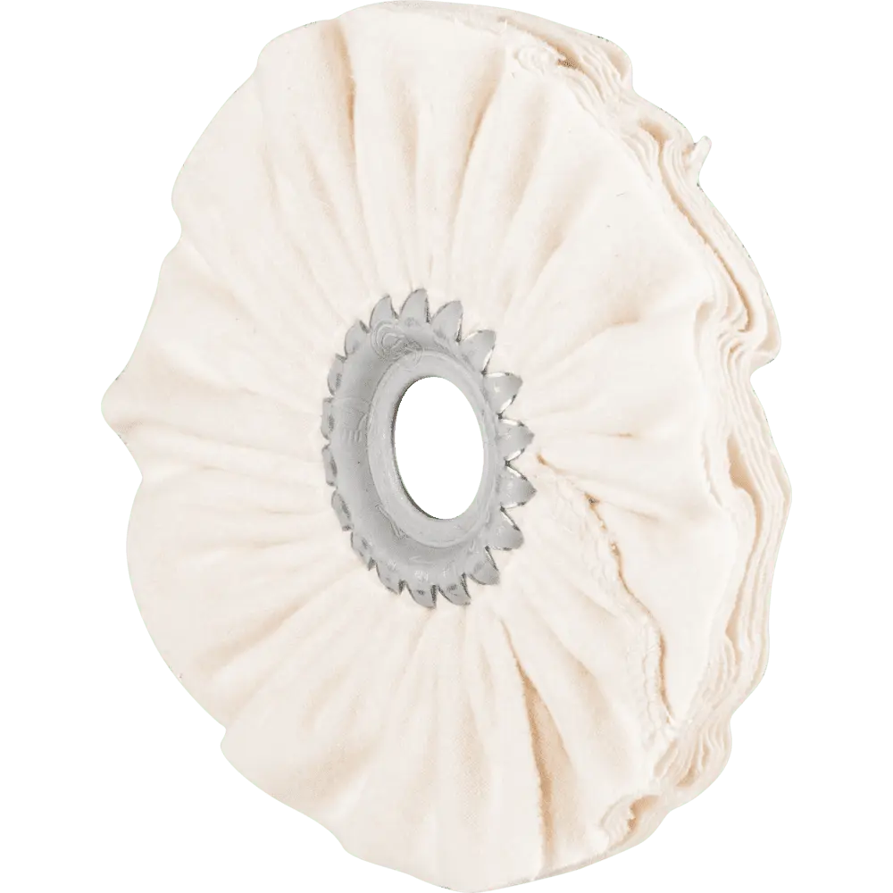Produktfoto 1 von PFERD TOOLS Tuchring TR Flanell Ø 125x10mm Bohrung-Ø 20mm für Spiegelpolitur und Abglänzen mit Polierpaste, 5 Stk.