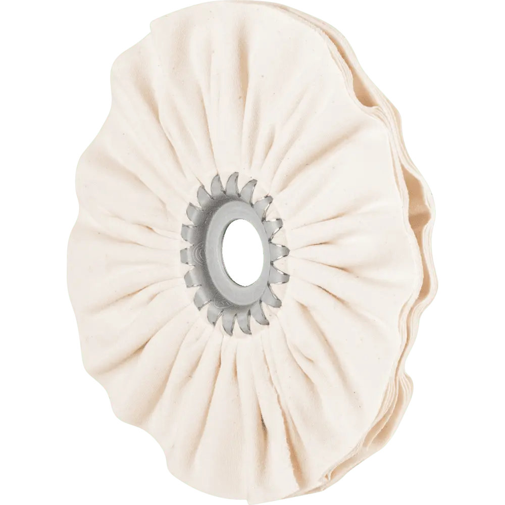 Produktfoto 1 von PFERD TOOLS Tuchring TR Hart Ø 150x10mm Bohrung-Ø 20mm für Vorpolitur mit Polierpaste, 5 Stk.