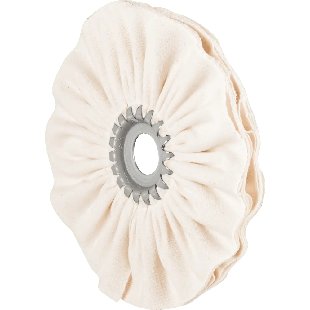 Produktfoto 1 von PFERD TOOLS Tuchring TR weich Ø 150x10mm Bohrung-Ø 20mm für Hochglanzpolitur mit Polierpaste, 5 Stk.