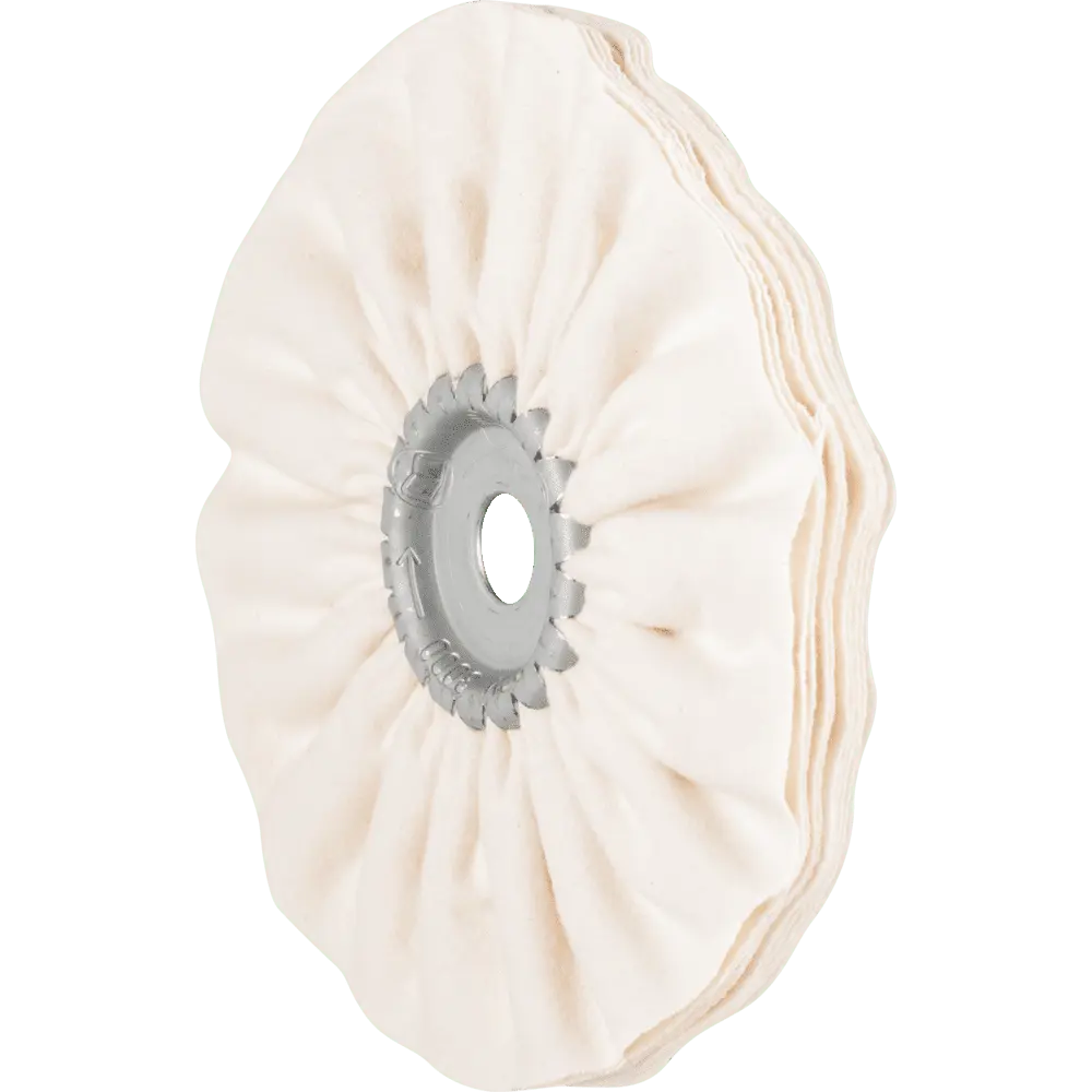 Produktfoto 1 von PFERD TOOLS Tuchring TR Flanell Ø 200x10mm Bohrung-Ø 20mm für Spiegelpolitur und Abglänzen mit Polierpaste, 5 Stk.