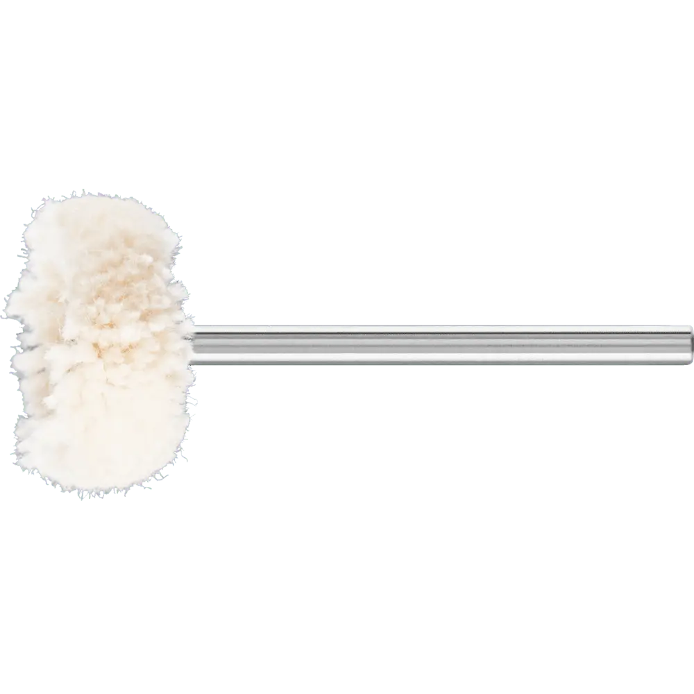 Produktfoto 1 von PFERD TOOLS Tuchring TR Baumwolle Ø 22x10mm Schaft-Ø 3 mm für Abglänzen mit Polierpaste, 10 Stk.