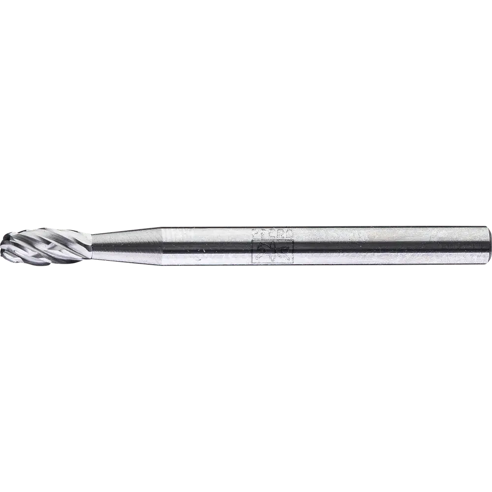 Produktfoto 1 von PFERD TOOLS Hartmetall Hochleistungsfrässtift ALLROUND Tropfen TRE Ø 03x07mm Schaft-Ø 3mm HICOAT beschichtet für Stahl