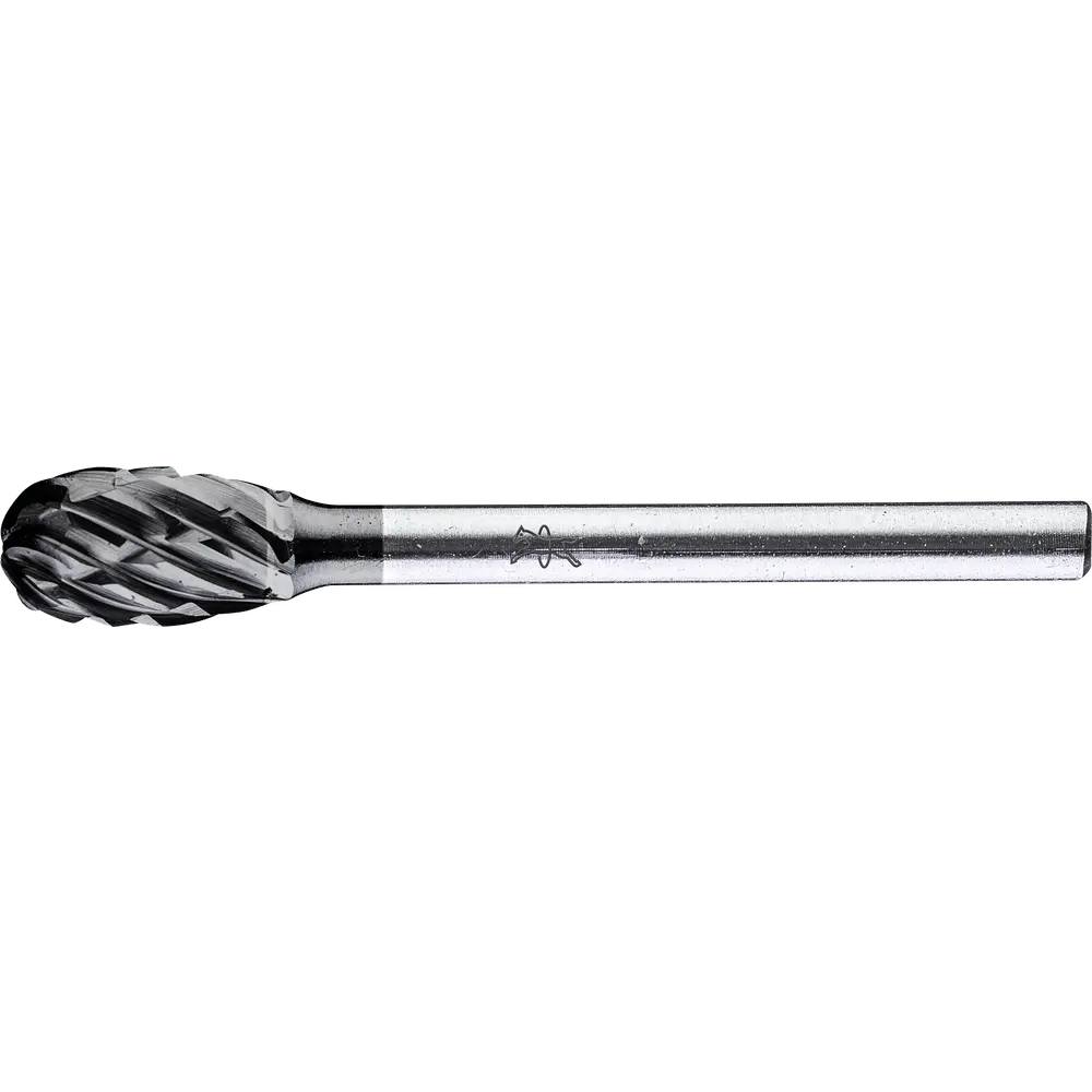 Produktfoto 1 von PFERD TOOLS Hartmetall Hochleistungsfrässtift ALLROUND Tropfen TRE Ø 06x10mm Schaft-Ø 3mm HICOAT beschichtet für Stahl