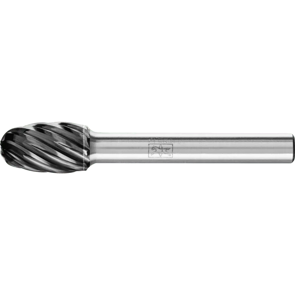 Produktfoto 1 von PFERD TOOLS Hartmetall Hochleistungsfrässtift INOX Tropfen TRE Ø 10x16 mm Schaft-Ø 6 mm HICOAT Edelstahl