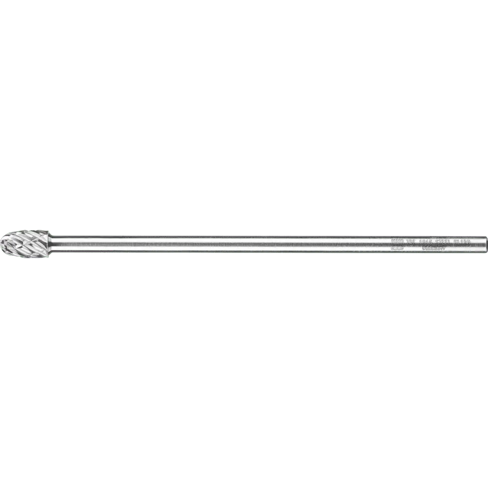Produktfoto 1 von PFERD TOOLS Hartmetall Hochleistungsfrässtift STEEL Tropfen TRE Ø 10x16 mm Schaft-Ø 6x150mm für Stahl