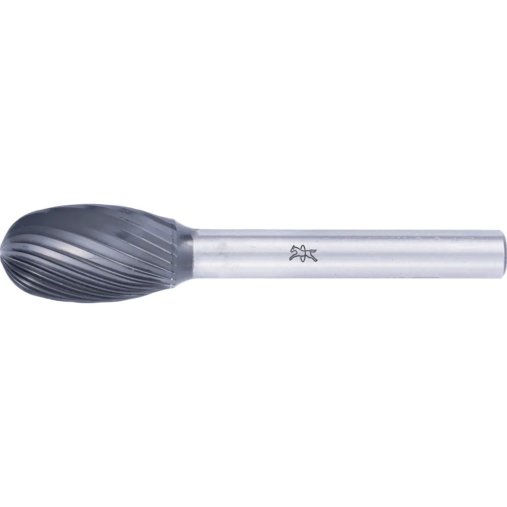 Produktfoto 1 von PFERD TOOLS Hartmetall Hochleistungsfrässtift Tropfen TRE Ø 12x20mm Schaft-Ø 6mm Z3 HICOAT beschichtet universal mittel