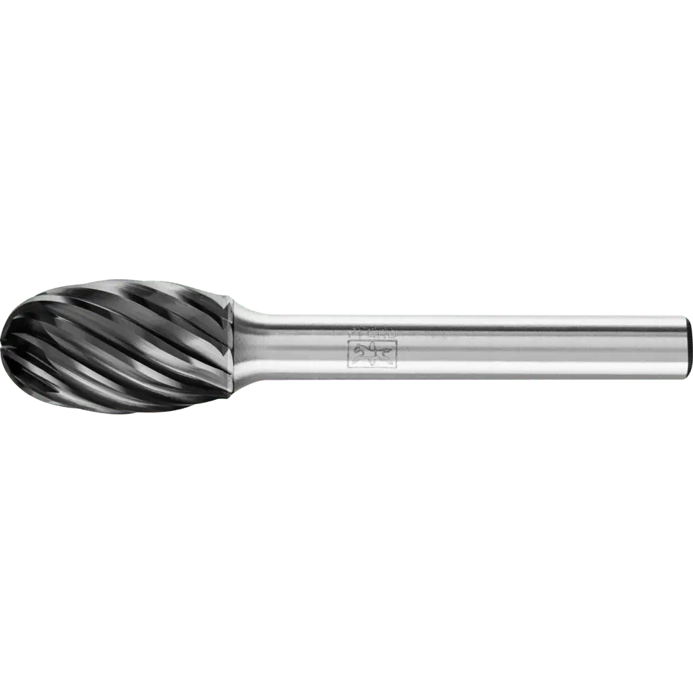 Produktfoto 1 von PFERD TOOLS Hartmetall Hochleistungsfrässtift INOX Tropfen TRE Ø 12x20mm Schaft-Ø 6 mm HICOAT Edelstahl