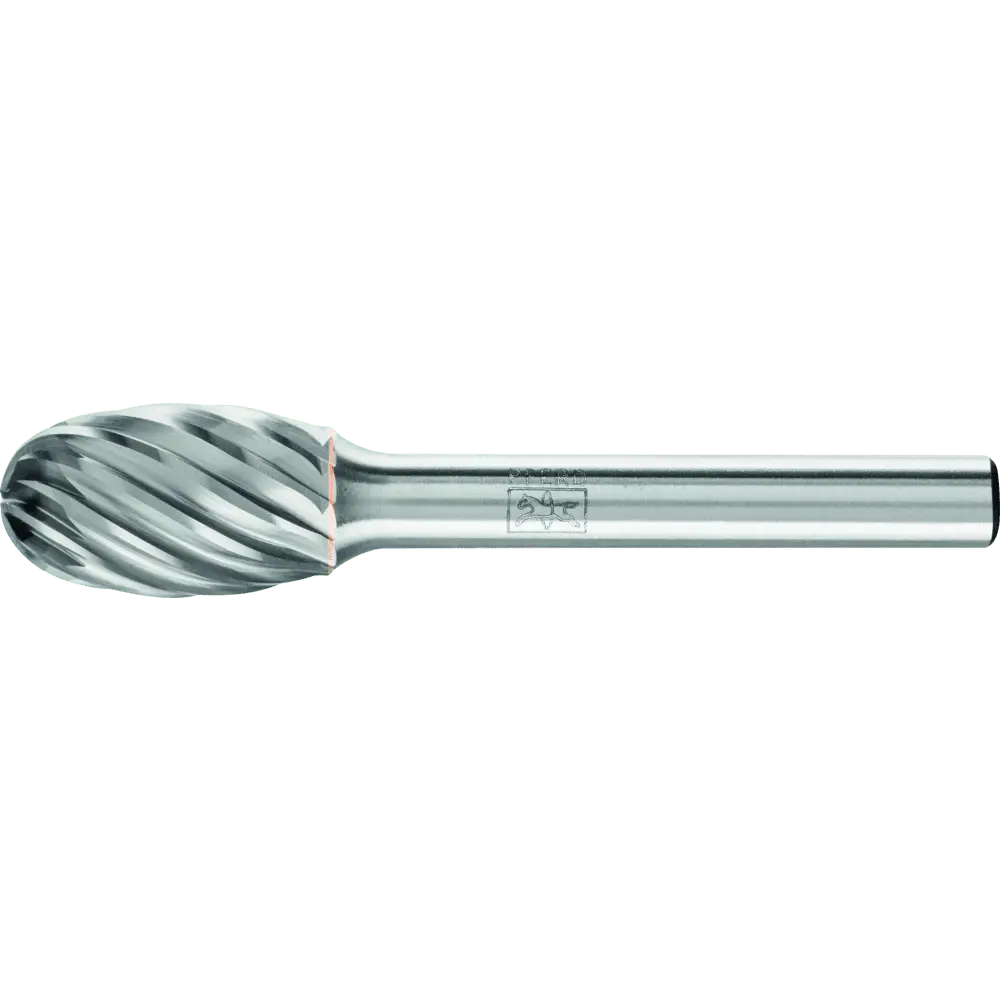Produktfoto 1 von PFERD TOOLS Hartmetall Hochleistungsfrässtift INOX Tropfen TRE Ø 12x20mm Schaft-Ø 6 mm für Edelstahl