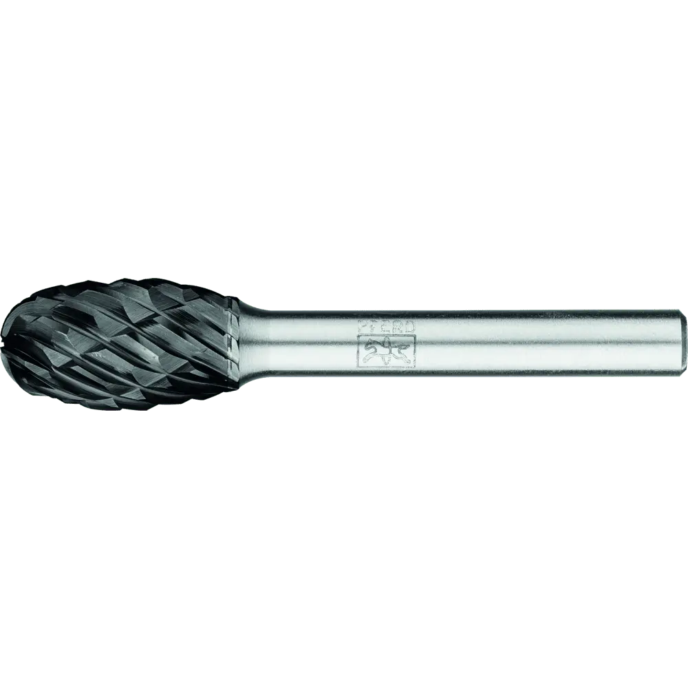 Produktfoto 1 von PFERD TOOLS Hartmetall Hochleistungsfrässtift STEEL Tropfen TRE Ø 12x20mm Schaft-Ø 6 mm HICOAT für Stahl